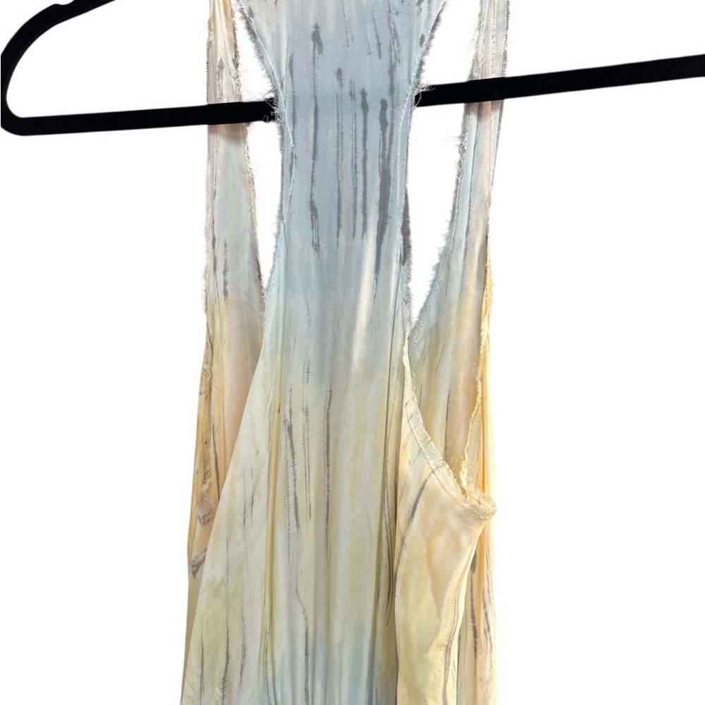 LoveShackFancy Silk Watercolor Maxi Dress Size 2 MSRP $695 - Picture 8 of 11
